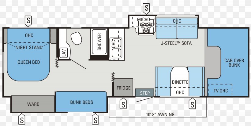 Jayco, Inc. Caravan Campervans Motorhome, PNG, 2255x1138px, Jayco Inc, Area, Bunk Bed, Campervans, Car Download Free