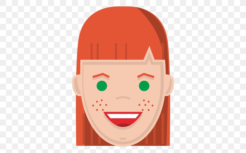Red Hair Cheek Freckle, PNG, 512x512px, Red, Brown Hair, Cartoon, Cheek, Child Download Free