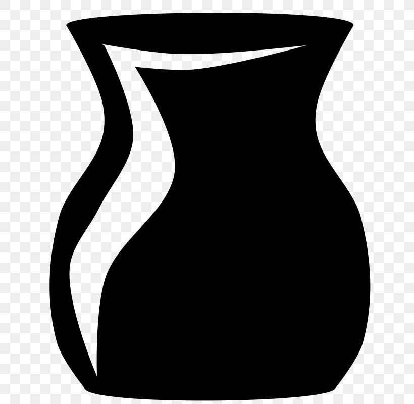 Vase Black And White Clip Art, PNG, 800x800px, Vase, Art, Black And White, Ceramic, Cup Download Free
