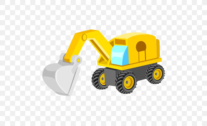 Bulldozer Excavator Machine Backhoe, PNG, 500x500px, Bulldozer, Architectural Engineering, Backhoe, Backhoe Loader, Construction Equipment Download Free
