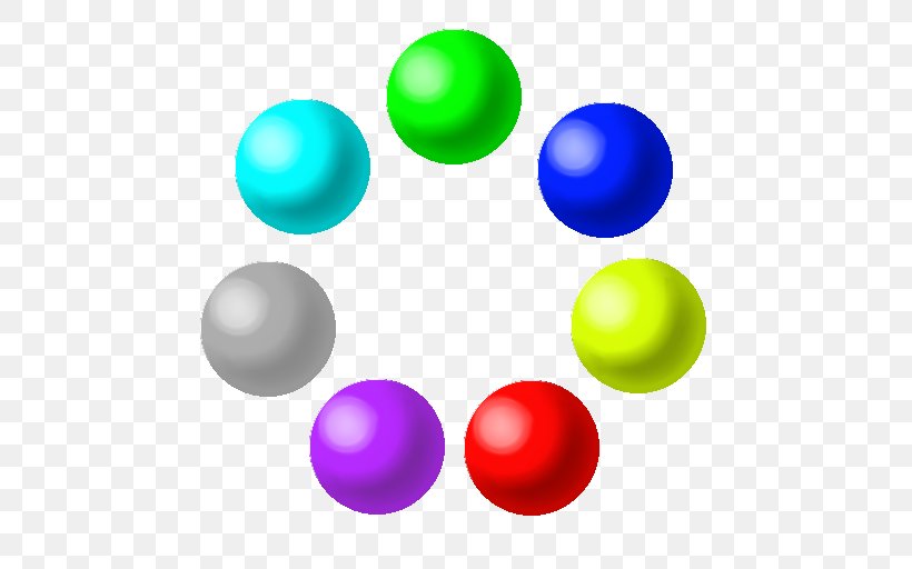 Colored Balls Sphere, PNG, 512x512px, Colored Balls, Android, Ball, Color, Game Download Free