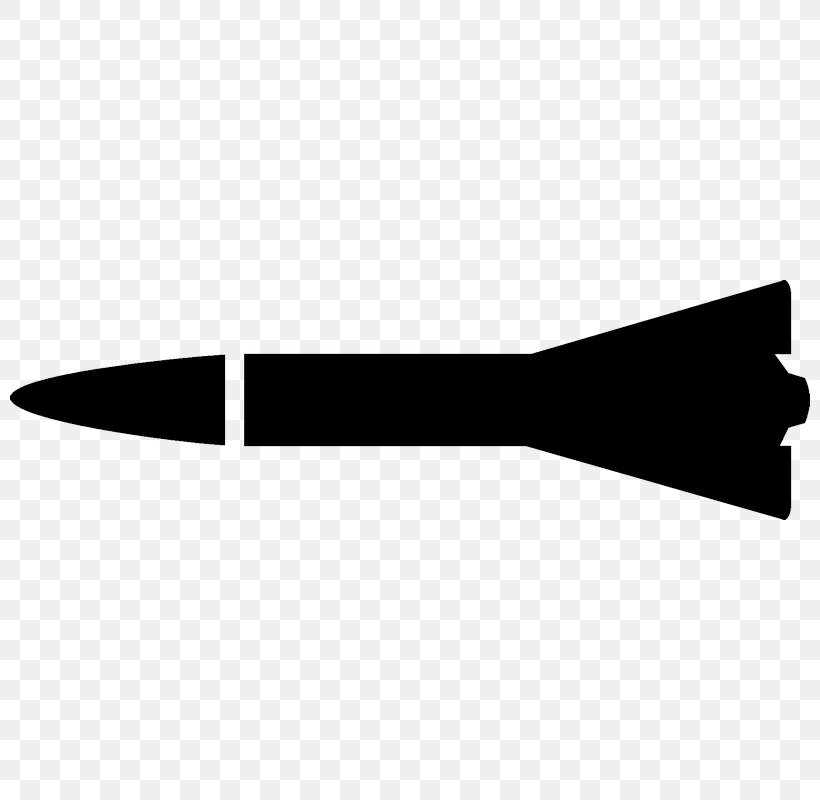 Missile Weapon Projectile, PNG, 800x800px, Missile, Black, Black And White, Command Missile, Guided Missiles Of India Download Free