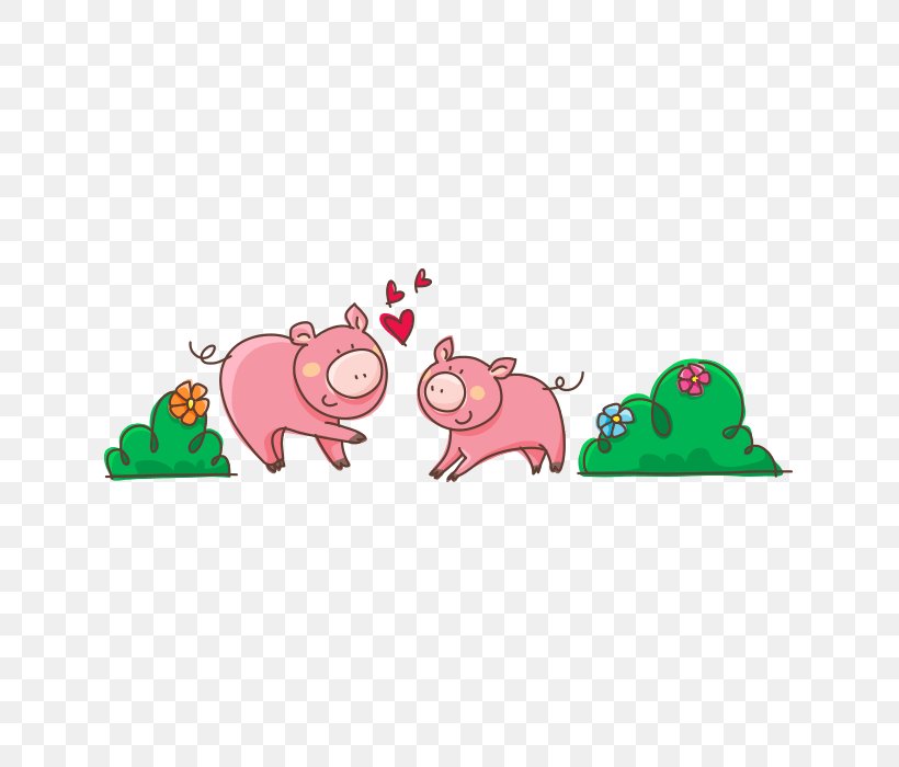 Pig Desktop Wallpaper Clip Art, PNG, 700x700px, Pig, Cartoon, Character, Computer, Fictional Character Download Free