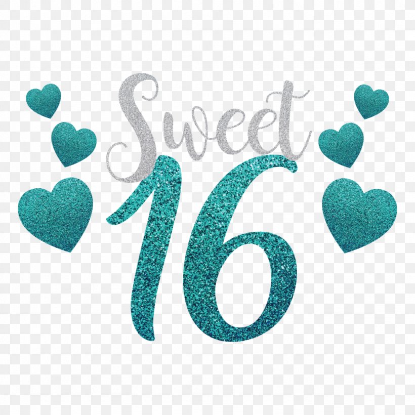 Sweet Sixteen Birthday Party Wedding Invitation Clip Art, PNG, 1024x1024px, Sweet Sixteen, Aqua, Birthday, Birthday Cake, Body Jewelry Download Free