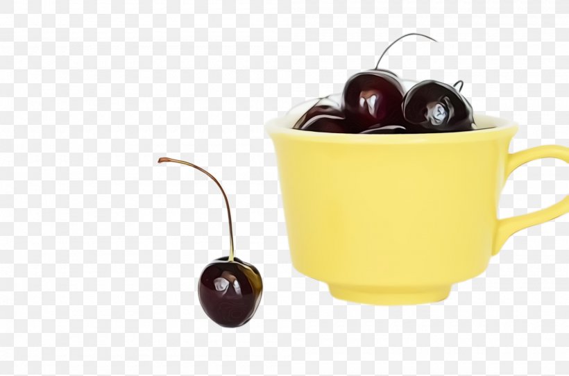 Cherry Fruit Food Plant Tableware, PNG, 2000x1324px, Watercolor, Cherry, Food, Fruit, Paint Download Free