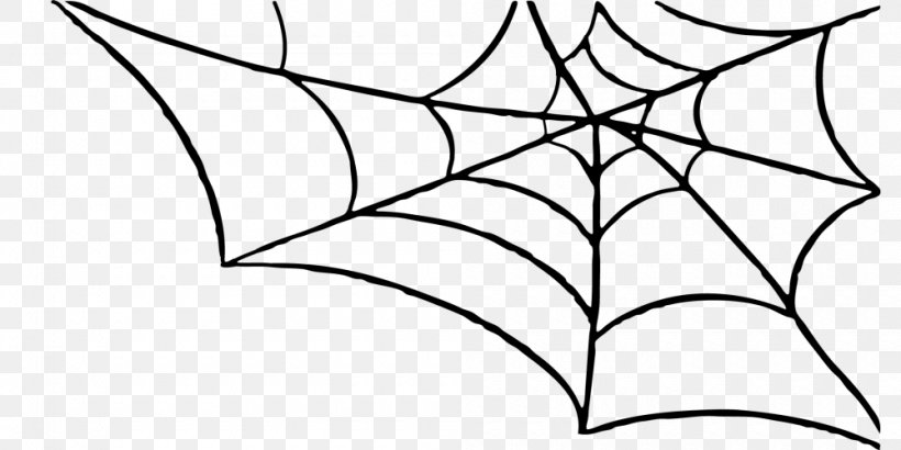 Spider Web Desktop Wallpaper Clip Art, PNG, 1000x500px, Spider, Animal, Area, Black And White, Branch Download Free