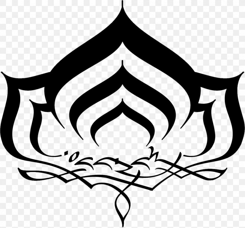 Warframe Buddhist Symbolism Logo Buddhism, PNG, 1050x979px, Warframe, Artwork, Black, Black And White, Branch Download Free