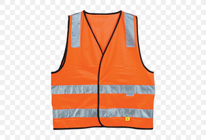 Gilets High-visibility Clothing Safety Orange Personal Protective Equipment, PNG, 560x560px, Gilets, Active Tank, Clothing, Clothing Sizes, Hard Hats Download Free
