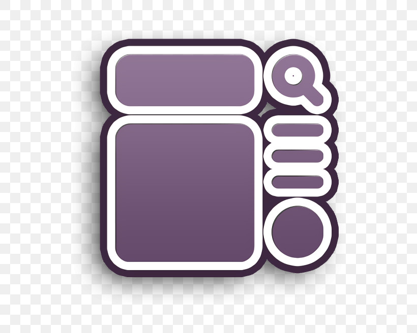 Ui Icon Wireframe Icon, PNG, 652x656px, Ui Icon, Meter, Purple, Rectangle, Wireframe Icon Download Free