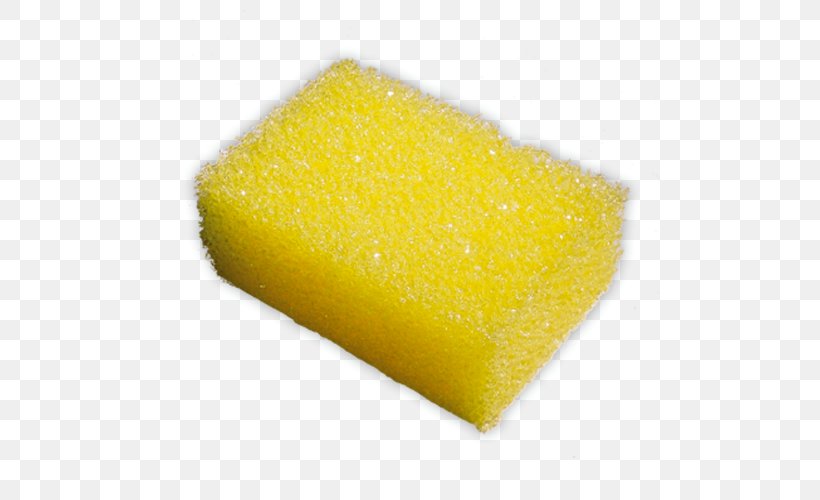 Yellow Sponge Dishwashing Cleaning, PNG, 500x500px, Yellow, Cleaning, Dishwashing, Green, Kitchen Download Free