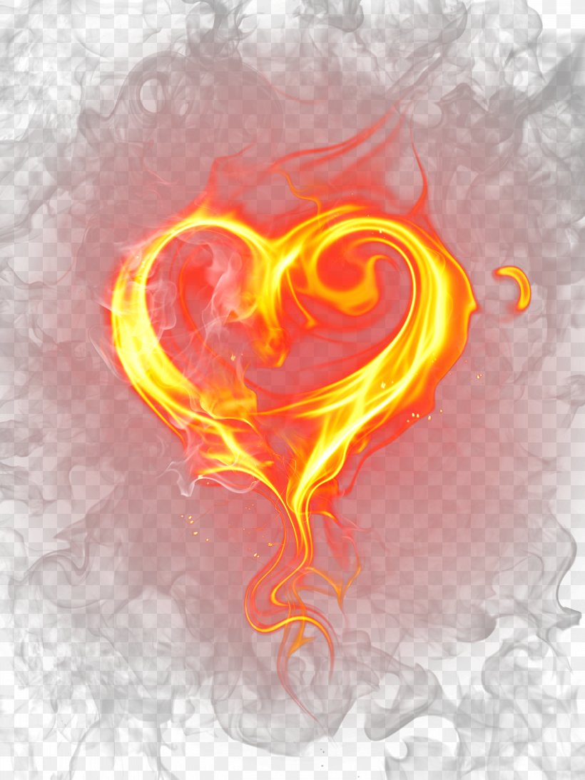 Flame Fire Light Heart, PNG, 5100x6800px, Watercolor, Cartoon, Flower, Frame, Heart Download Free