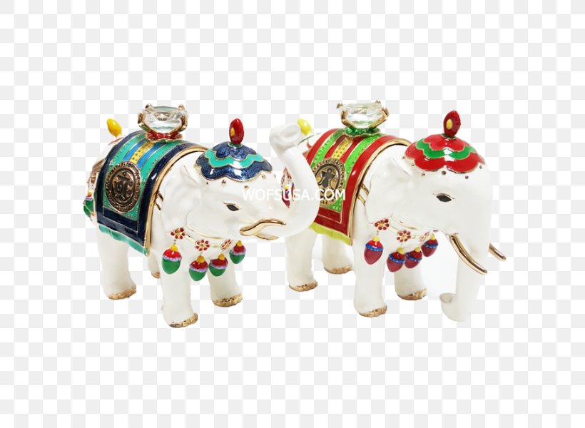 Indian Elephant Christmas Ornament Figurine, PNG, 600x600px, Indian Elephant, Christmas, Christmas Decoration, Christmas Ornament, Elephantidae Download Free