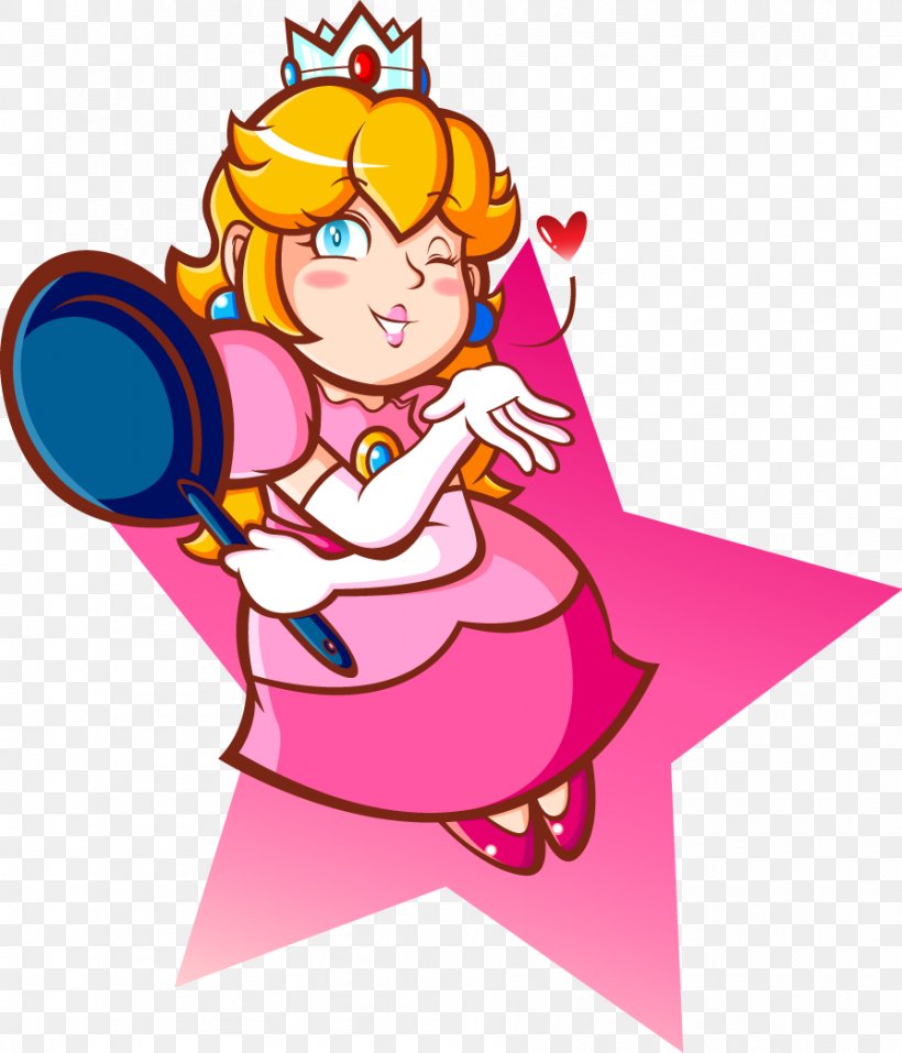 Princess Peach Super Mario RPG Yoshi's Cookie Bowser Frying Pan, PNG, 894x1044px, Watercolor, Cartoon, Flower, Frame, Heart Download Free