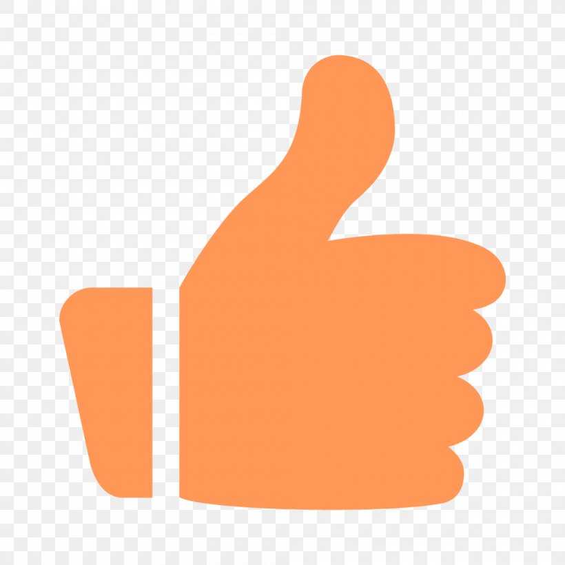 Thumb Signal Royalty-free Stock Photography Illustration, PNG, 1000x1000px, Thumb, Finger, Hand, Logo, Orange Download Free