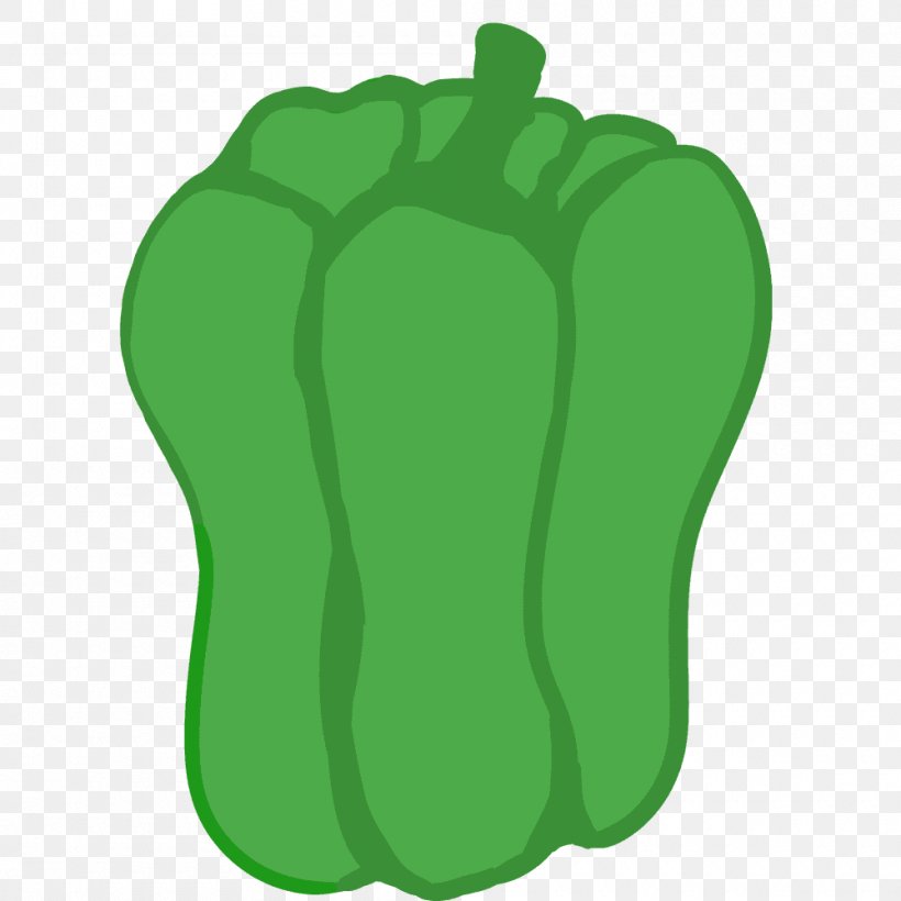 Illustration Bell Pepper Green Produce Vegetable, PNG, 1000x1000px, Bell Pepper, Color, Computer Font, Cuisine, Grass Download Free