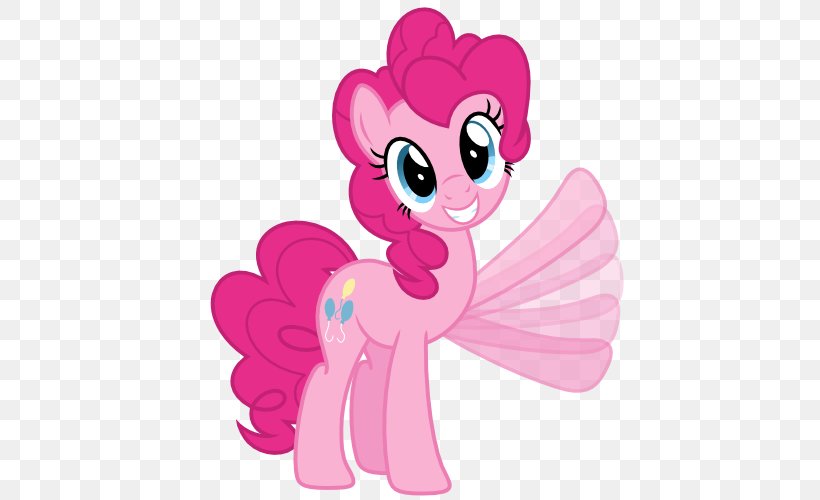 Pony Pinkie Pie Twilight Sparkle Luan Loud Fluttershy, PNG, 500x500px, Watercolor, Cartoon, Flower, Frame, Heart Download Free