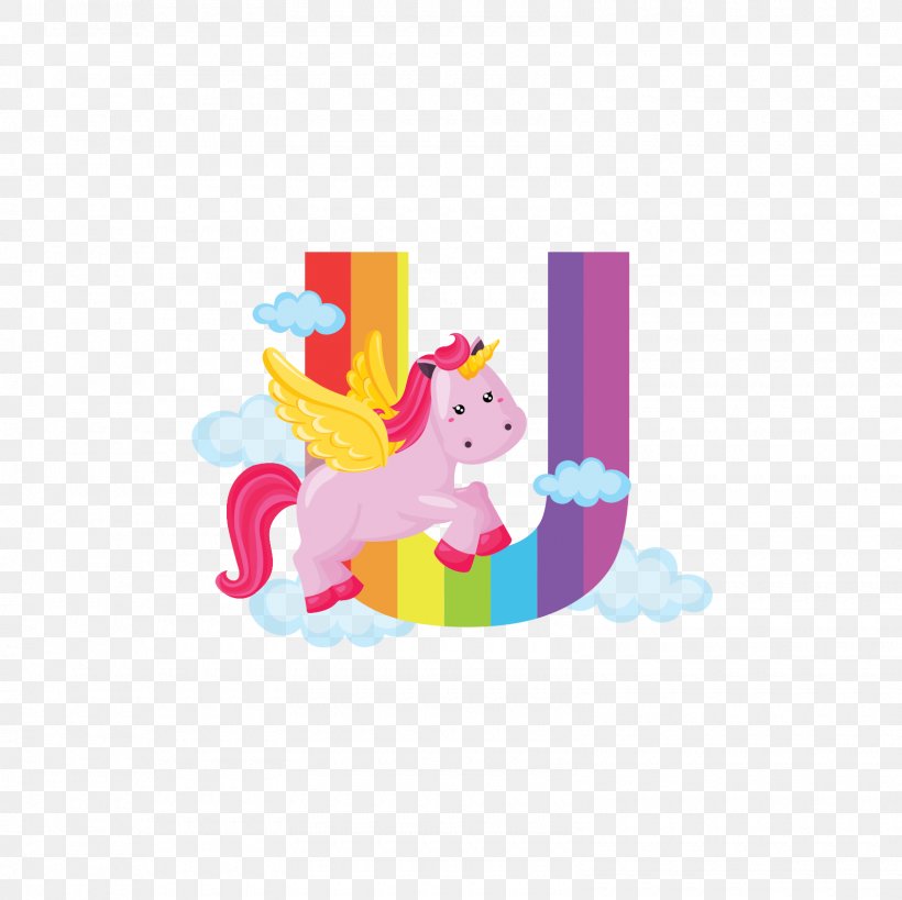 Alphabet Letter Unicorn Clip Art, PNG, 1600x1600px, Alphabet, Art, Cartoon, English Alphabet, Fictional Character Download Free