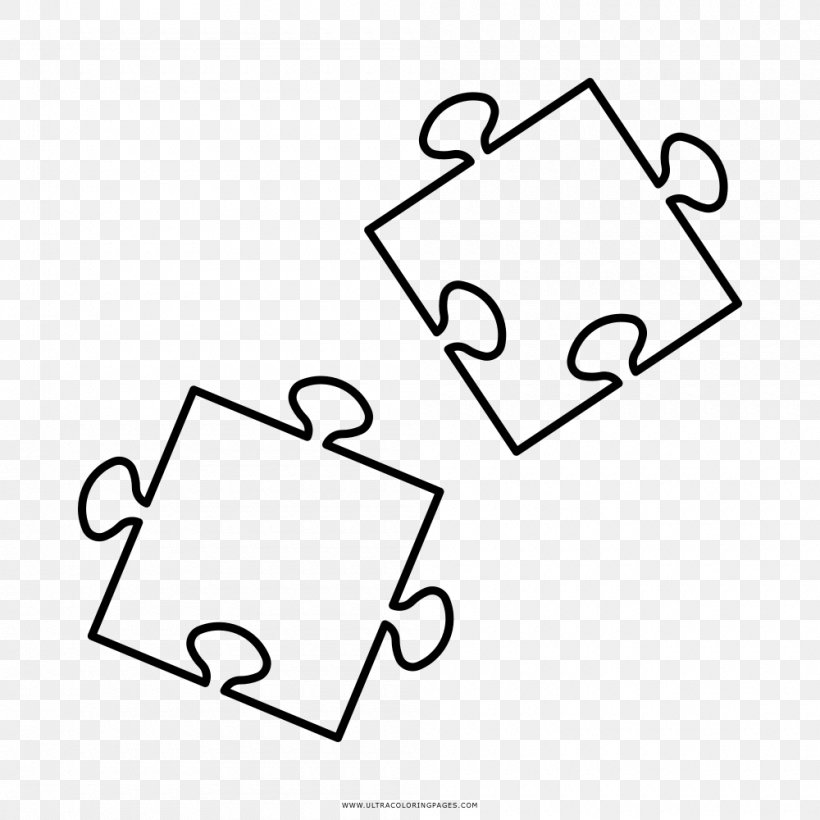 Jigsaw Puzzles Coloring Book Drawing Stock Photography, PNG, 1000x1000px, Jigsaw Puzzles, Area, Black, Black And White, Brand Download Free