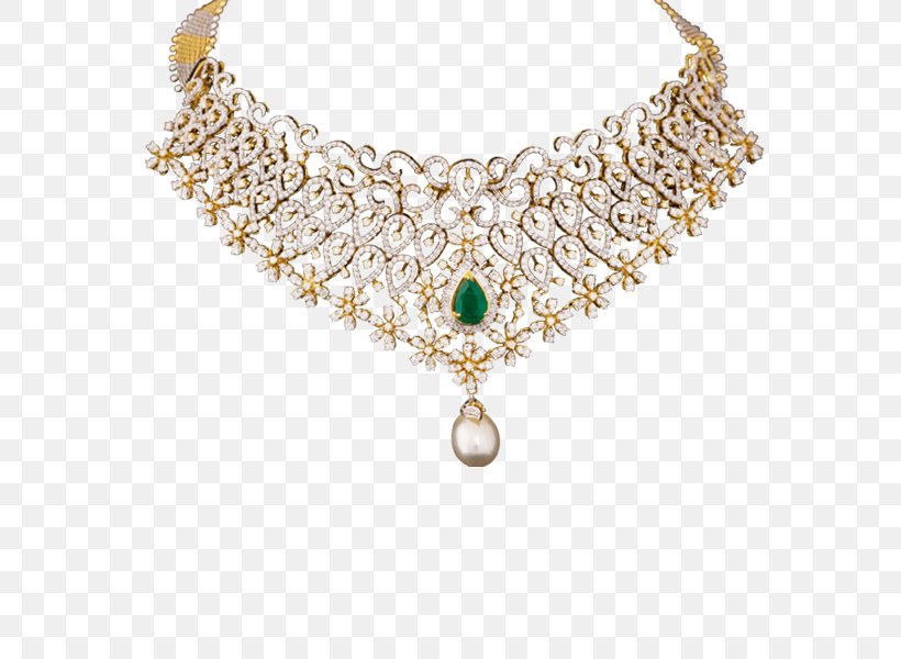 Pearl Jewellery Necklace Utharikha Jewellers Hindi Sahitya Ka Adikala, PNG, 600x600px, Pearl, Body Jewelry, Chain, Charms Pendants, Emerald Download Free