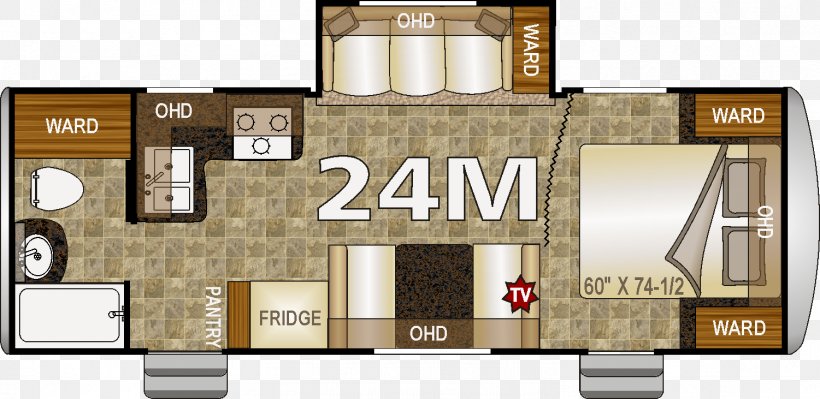 Tee-Pee Trade & R V Centre Ltd Floor Plan Campervans Caravan Trailer, PNG, 1501x731px, Floor Plan, Bed, Campervans, Caravan, Chassis Download Free