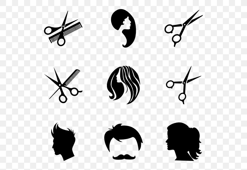 Beauty Parlour Hairdresser Barber, PNG, 600x564px, Beauty Parlour, Barber, Barbershop, Beauty, Black Download Free