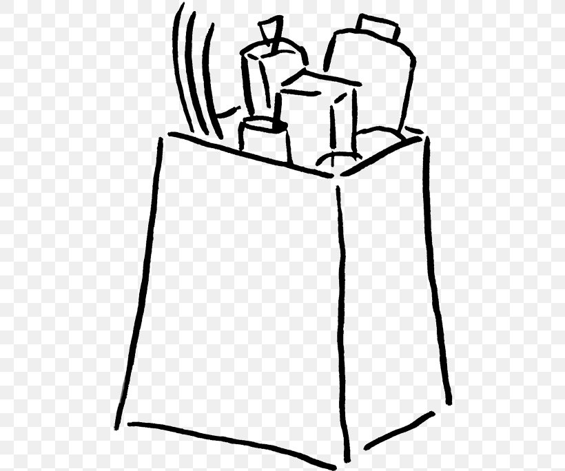 Shopping Bags & Trolleys Grocery Store Clip Art, PNG, 500x684px, Shopping Bags Trolleys, Artwork, Bag, Beach, Black And White Download Free