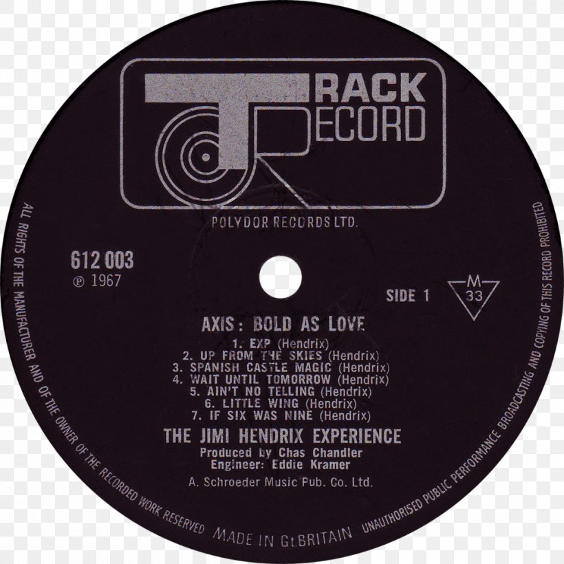 Axis: Bold As Love The Jimi Hendrix Experience Are You Experienced Track Records, PNG, 1000x1000px, Axis Bold As Love, Album, Are You Experienced, Brand, Compact Disc Download Free