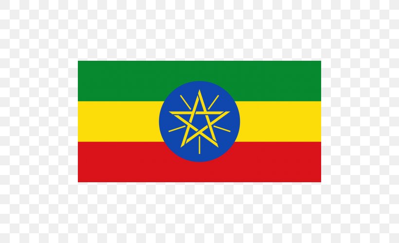 Flag Of Ethiopia Addis Ababa United States Gallery Of Sovereign State Flags, PNG, 500x500px, Flag Of Ethiopia, Addis Ababa, Area, Brand, Coat Of Arms Download Free