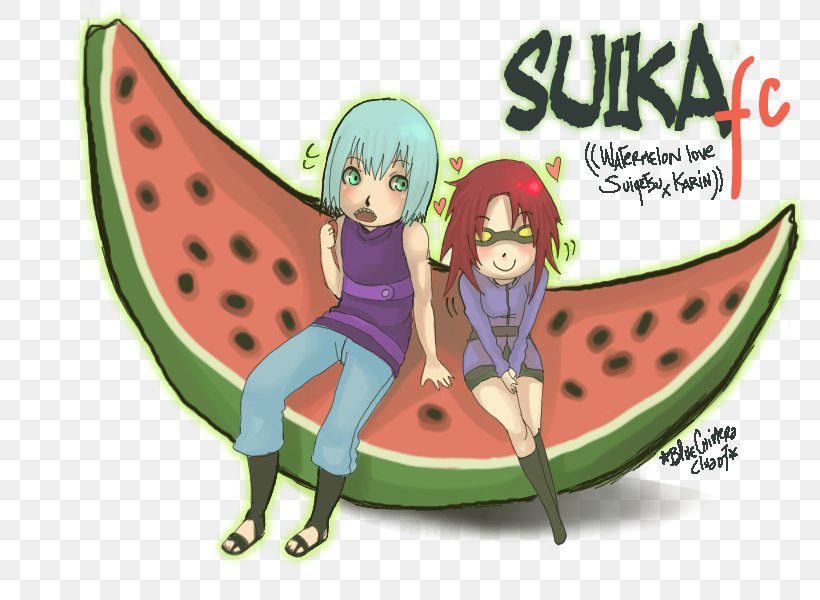 Karin Suigetsu Hozuki Sasuke Uchiha Obito Uchiha Watermelon, PNG, 799x600px, Karin, Akatsuki, Art, Character, Citrullus Download Free