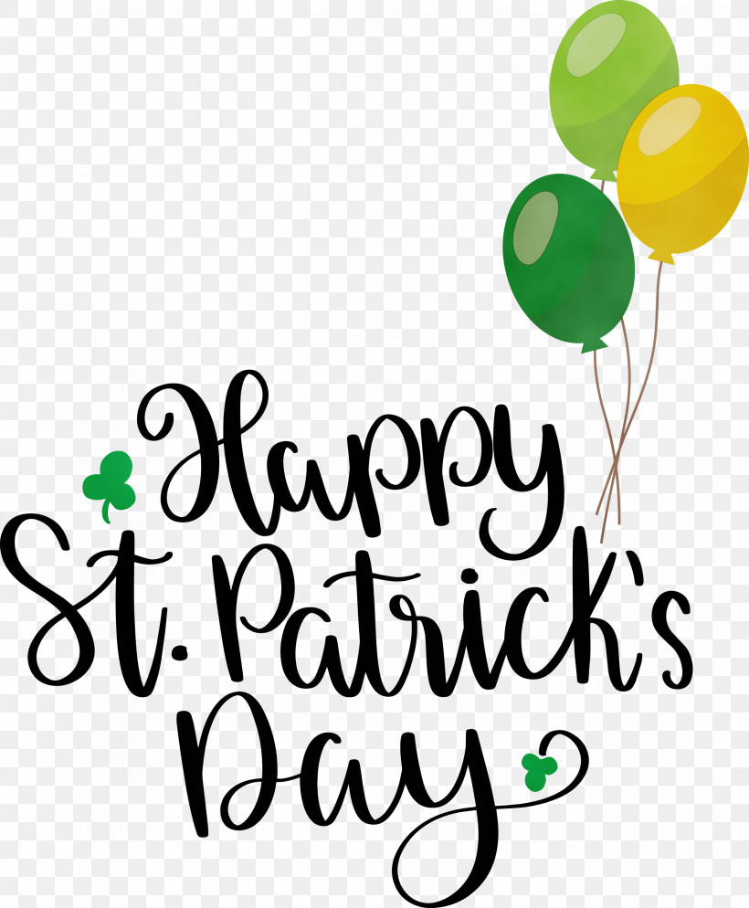 Plant Stem Cut Flowers Logo Flower Balloon, PNG, 2473x3000px, St Patricks Day, Balloon, Cut Flowers, Flower, Geometry Download Free