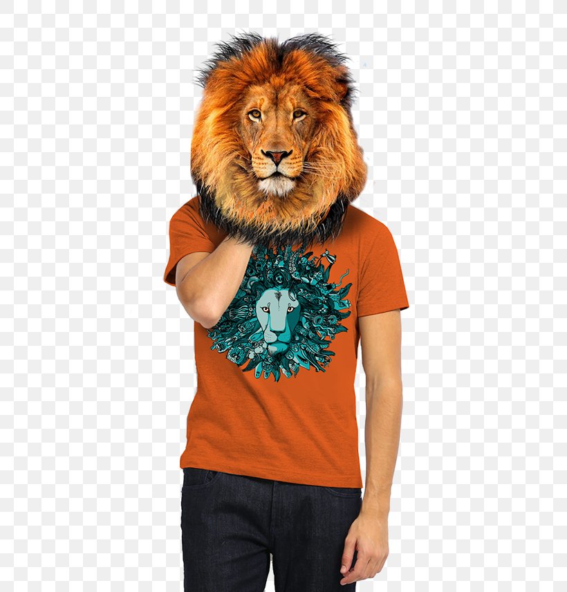 T-shirt Lion Cat Carnivora Outerwear, PNG, 600x856px, Tshirt, Animal, Art, Big Cat, Big Cats Download Free