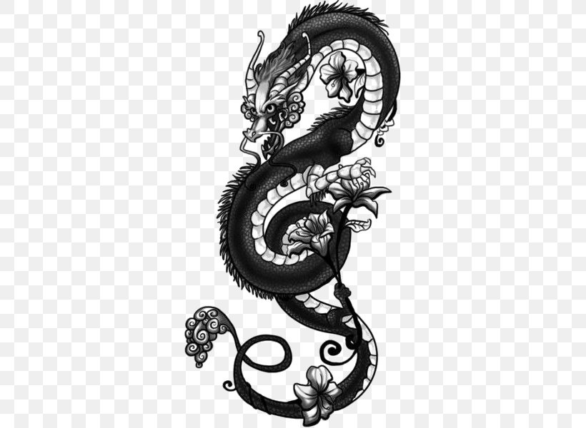 Tattoo Japanese Dragon Drawing Chinese Dragon, PNG, 600x600px, Tattoo, Art,  Blackandgray, Body Art, Chinese Dragon Download