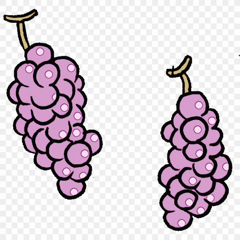 Grape Pink M Meter Jewellery Human Body, PNG, 1200x1200px, Cartoon Fruit, Grape, Human Body, Jewellery, Kawaii Fruit Download Free