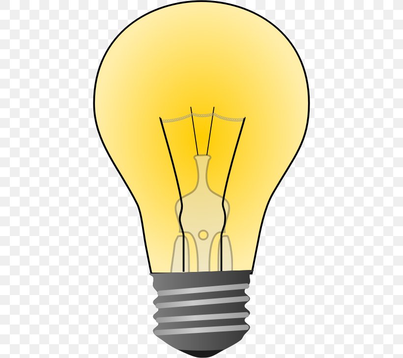 Incandescent Light Bulb Clip Art, PNG, 442x728px, Incandescent Light Bulb, Christmas Lights, Document, Drawing, Electric Light Download Free