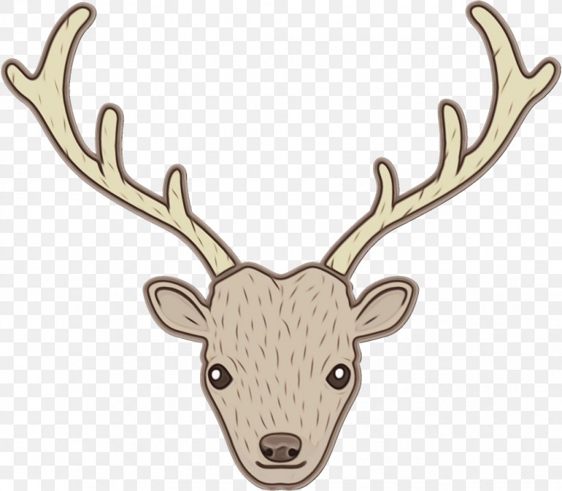 Reindeer, PNG, 1028x900px, Watercolor, Antler, Barren Ground Caribou, Deer, Elk Download Free