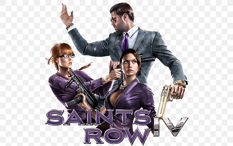 Saints Row IV Saints Row: The Third Saints Row 2 Saints Row: Gat Out Of Hell, PNG, 512x512px, Watercolor, Cartoon, Flower, Frame, Heart Download Free