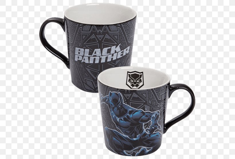 Black Panther Mug Ceramic Marvel Cinematic Universe Cup, PNG, 555x555px, Black Panther, Beer Glasses, Captain America Civil War, Ceramic, Coffee Cup Download Free