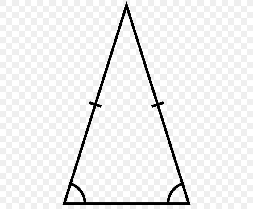 Equilateral Triangle Isosceles Triangle Geometry Equilateral Polygon, PNG, 440x678px, Triangle, Area, Base, Black, Black And White Download Free