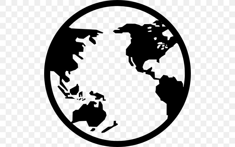 Europe Asia Earth Globe World, PNG, 512x512px, Europe, Artwork, Asia, Black, Black And White Download Free