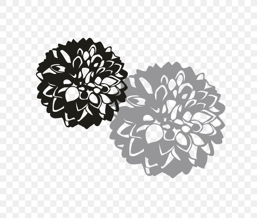Floral Design White, PNG, 696x696px, Floral Design, Black, Black And White, Black M, Flora Download Free
