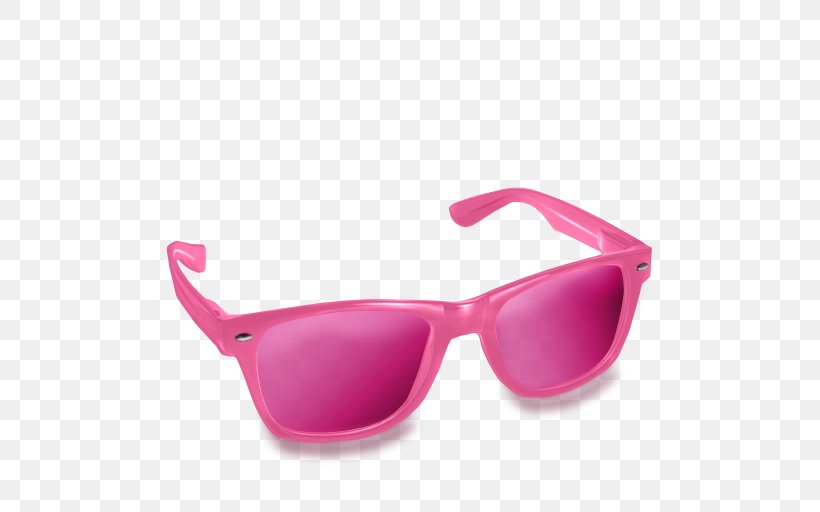 Goggles Sunglasses Pink, PNG, 512x512px, Goggles, Blue, Color, Eyewear, Glasses Download Free