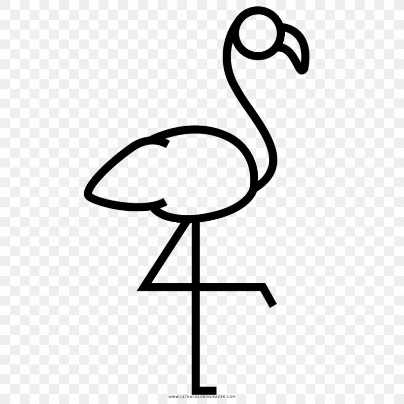 Flamingos F.C. Black And White Greater Flamingo Drawing Beak, PNG, 1000x1000px, Flamingos Fc, Area, Artwork, Beak, Bird Download Free