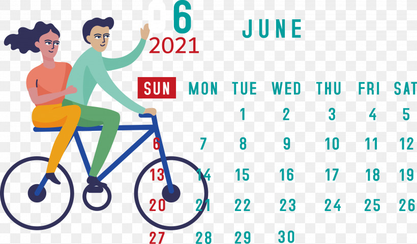 June 2021 Calendar 2021 Calendar June 2021 Printable Calendar, PNG, 3000x1760px, 2021 Calendar, Aztec Sun Stone, Calendar System, Calendar Year, Cartoon Download Free