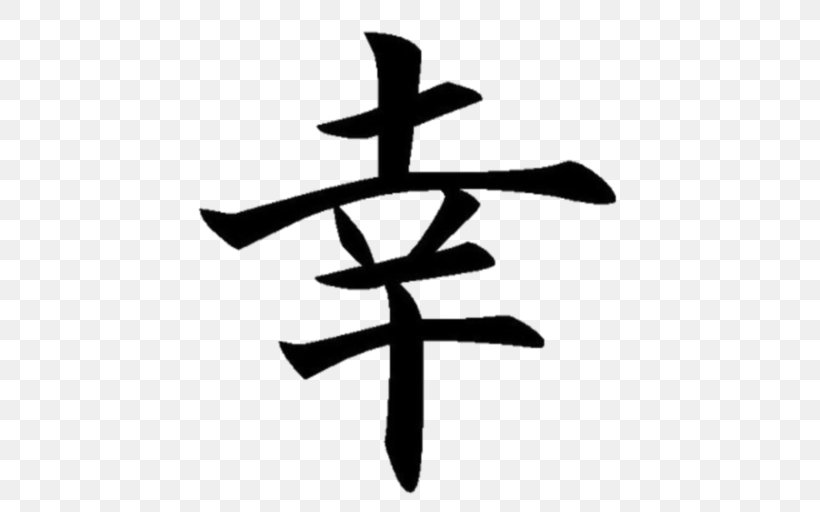 Kanji Symbol Chinese Characters Luck Meaning, PNG, 512x512px, Kanji, Black And White, Character, Chinese Characters, Decal Download Free