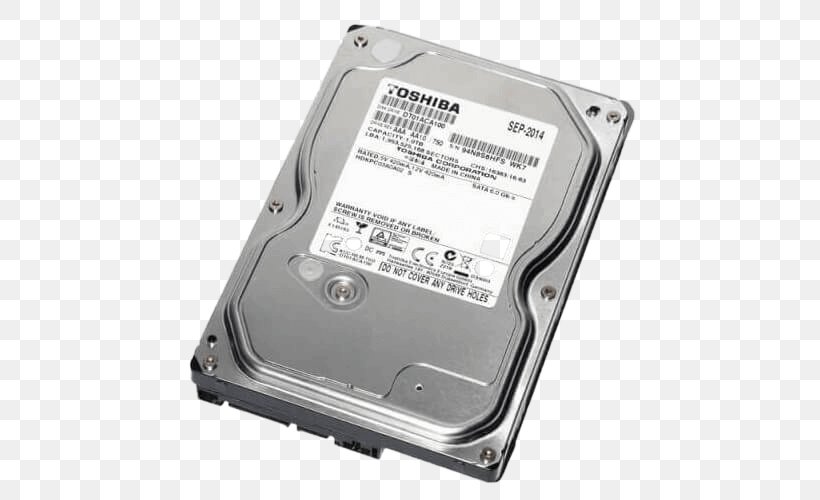 Laptop Hard Drives Toshiba DT Series HDD Terabyte, PNG, 500x500px, Laptop, Computer, Computer Component, Computer Hardware, Data Storage Download Free