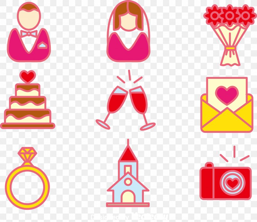 Wedding Invitation Euclidean Vector Icon, PNG, 2243x1935px, Wedding Invitation, Area, Icon Design, Logo, Red Download Free