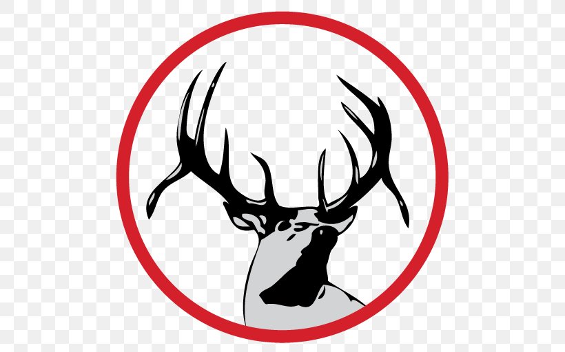 Elkhorn High School National Secondary School Reindeer Antler Clip Art, PNG, 512x512px, National Secondary School, Antler, Artwork, Black And White, Booster Club Download Free