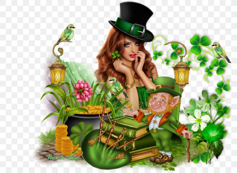 Leprechaun Saint Patrick's Day Collage Clip Art, PNG, 800x600px, Leprechaun, Cadre D Entreprise, Clover, Coin, Collage Download Free
