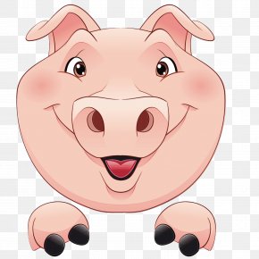Art Smile - Pig Cartoon PNG