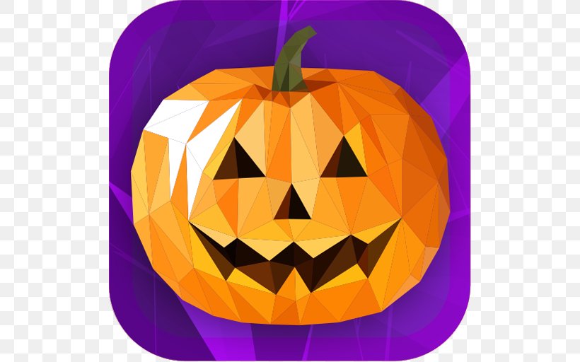 Halloween Pumpkin Art, PNG, 512x512px, Polygon, Calabaza, Cucurbita, Food, Fruit Download Free